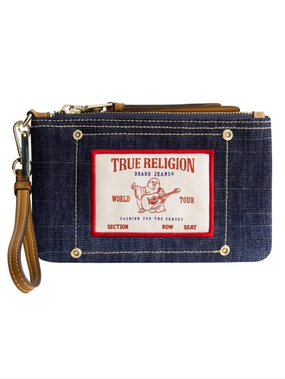 True Religion Denim Wristlet